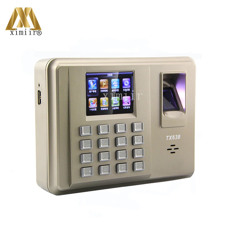 TX638 Fingerprint Time Attendance ZK 3 Inch Color Screen RecognitionWith WIFI And System Clock | Безопасность и защита