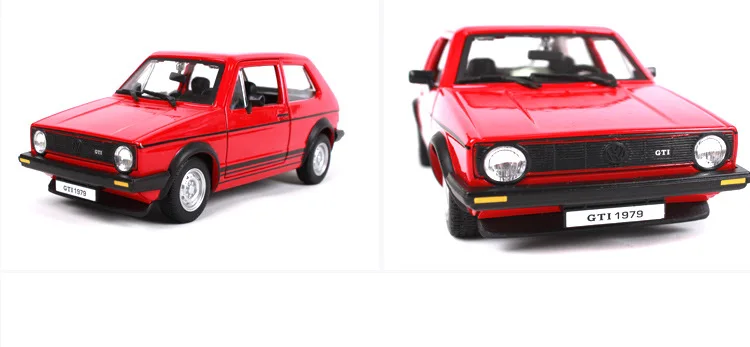 Bburago 1:24 1979 Golf GTI имитация сплава Модель автомобиля ремесла украшение Коллекция игрушек инструменты подарок