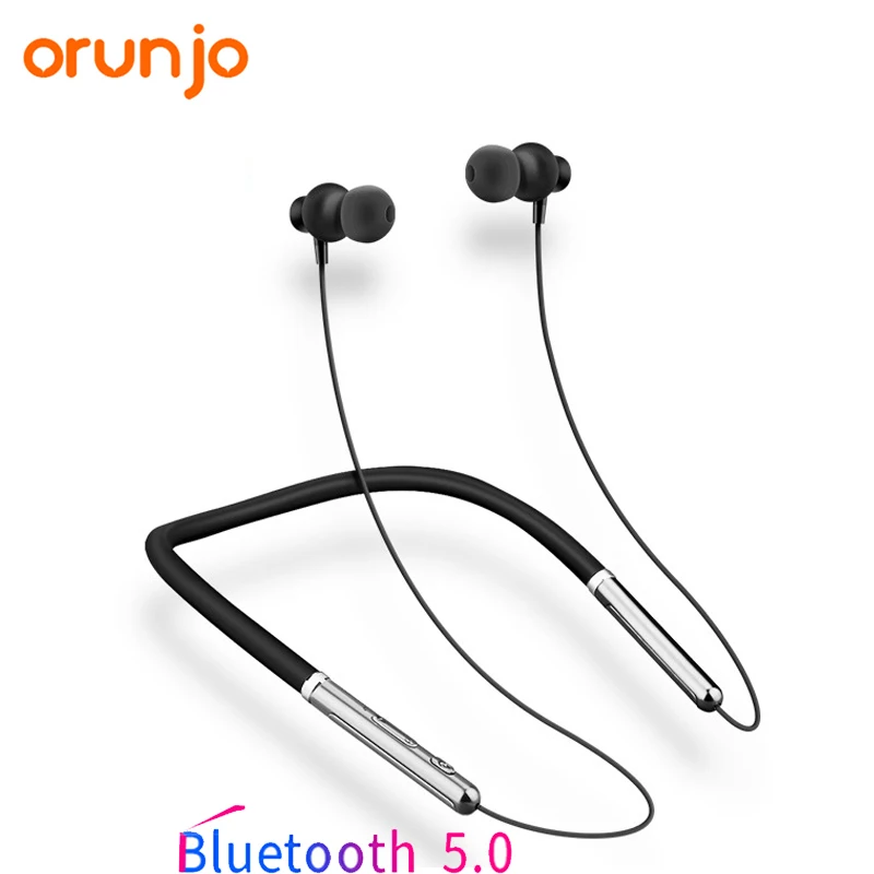 Беспроводные наушники Orunjo Q30 bluetooth гарнитура с шумоподавлением шейные спортивные
