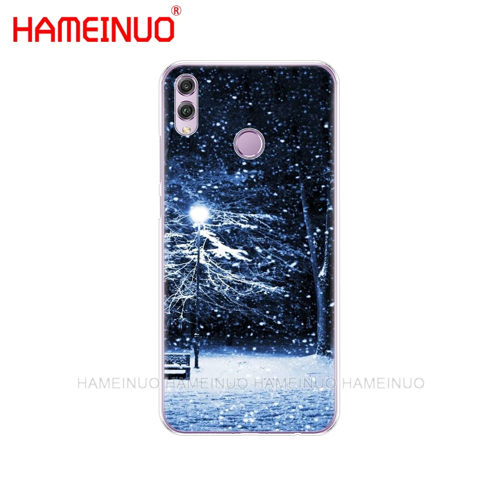 HAMEINUO пейзаж Зимний Легкий Снежный чехол для телефона Huawei NOVA 3 3i mate 20 pro honor 8x max note 10 |