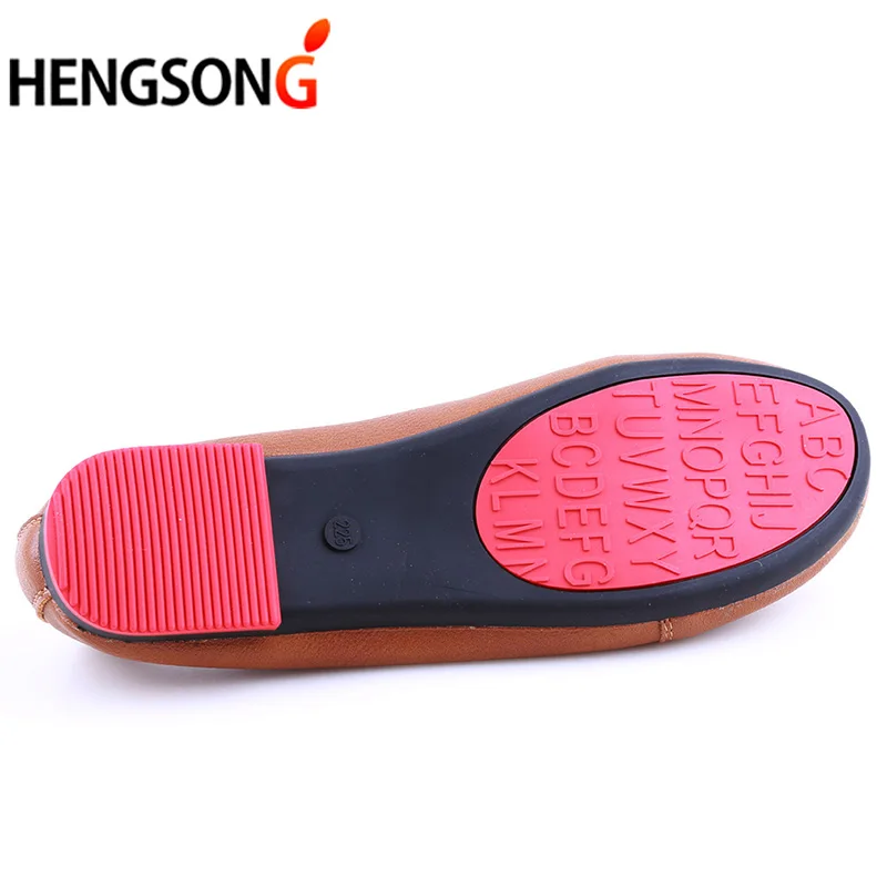 Туфли женские кожаные на плоской подошве лоферы из воловьей кожи ручная работа