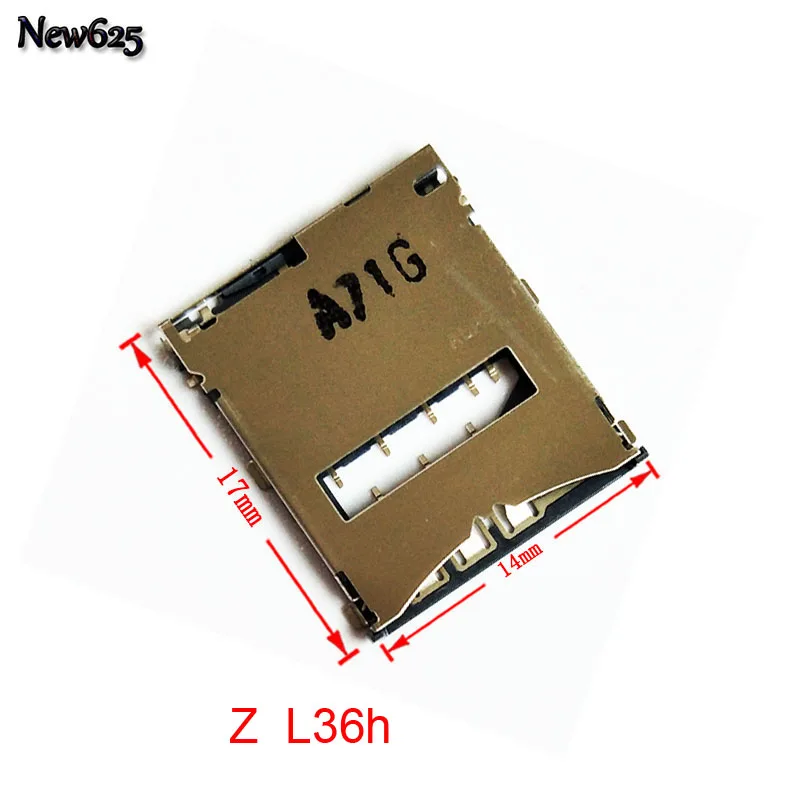 Для sony Xperia Z L36 Z1 L39h Z2 L50W Z3 Z3 Z3 Compact Sim Card Reader держатель лоток Слот Разъем