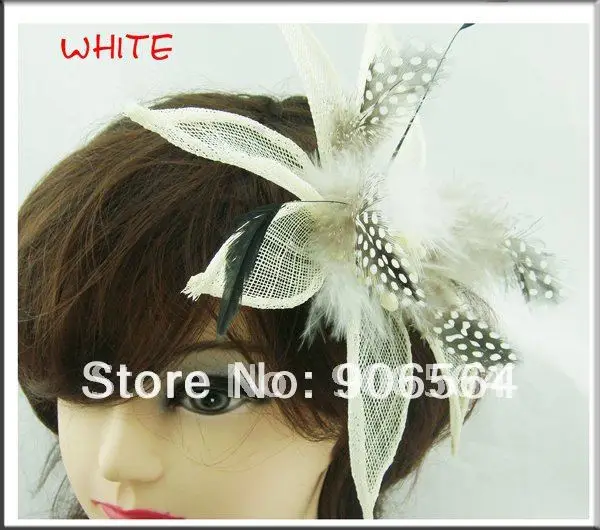 

Charming Sinamay Fascinator Hats Fashion Feather Hair Accessories Popular Linen Bridal Hat Very Nice New Arrival Multiple Colors
