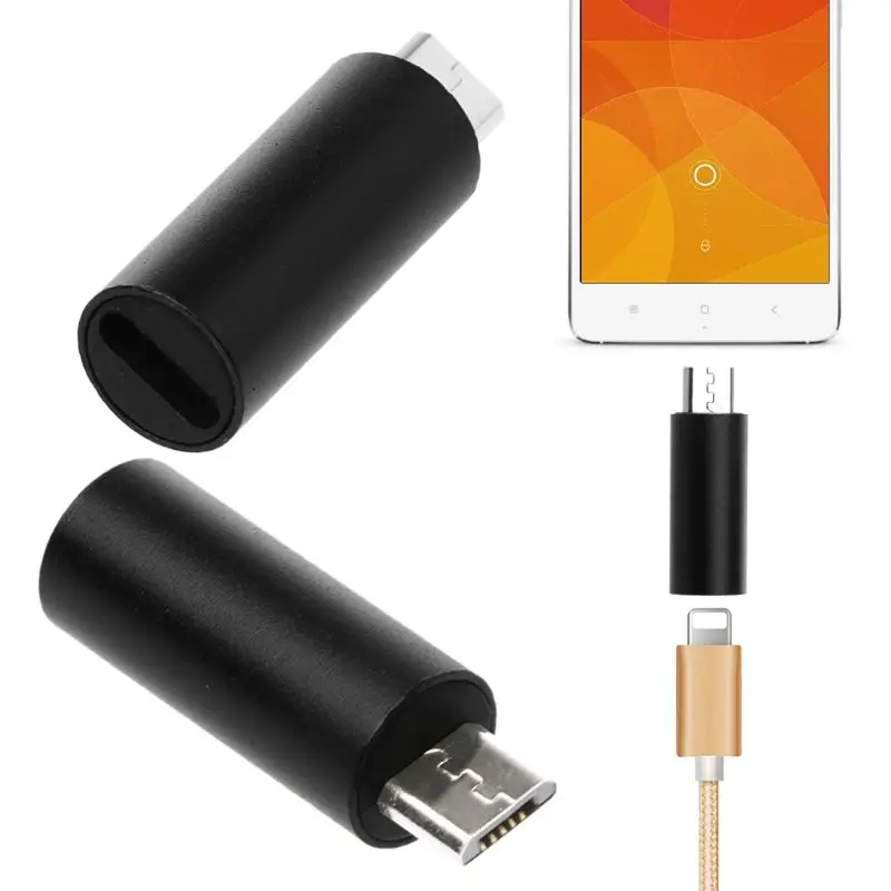 IOS к Micro USB зарядный кабель конвертер разъем адаптер для зарядки данных Android Samsung