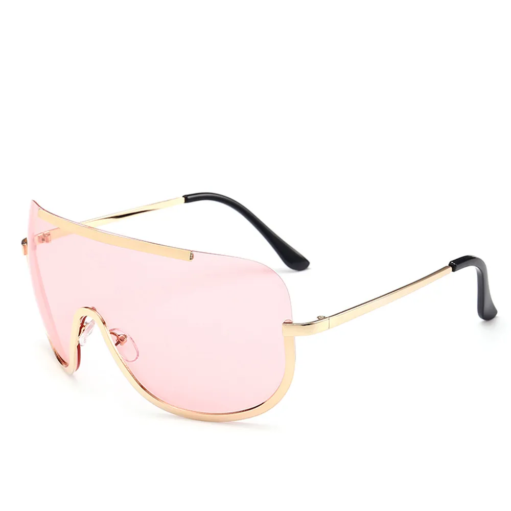 Солнцезащитные очки sunglassess для женщин с линзами из сиамской кожи уличные черные