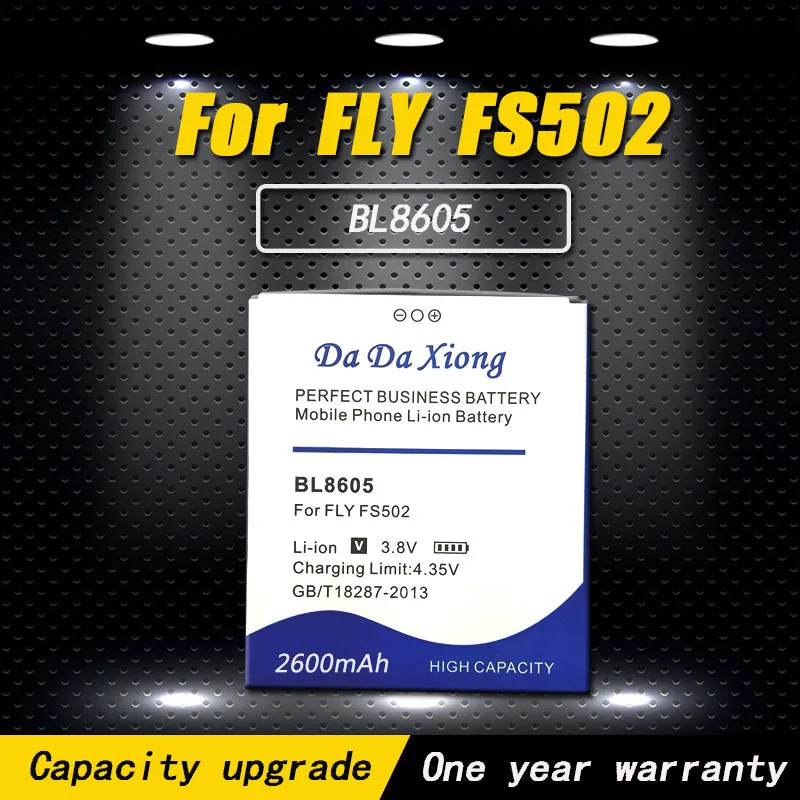 Новая модель поставки [BL8605] внутренний аккумулятор для Телефона Fly 8605 FS502 телефона