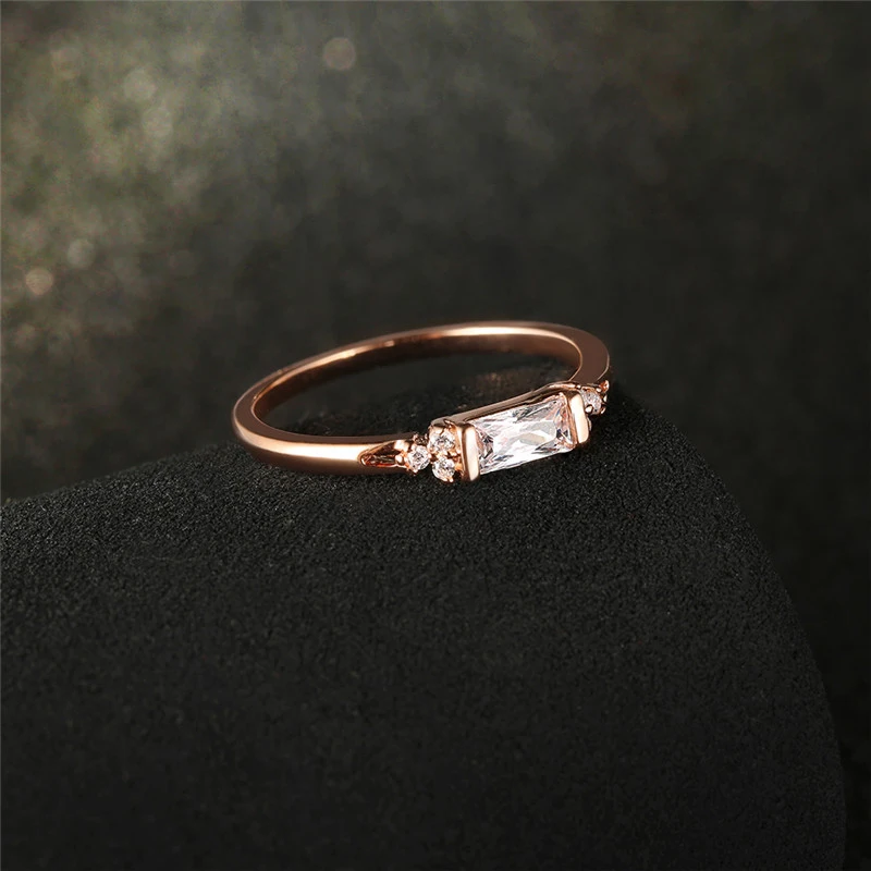 Женское Обручальное Кольцо ZEMO классическое обручальное кольцо цвета розового