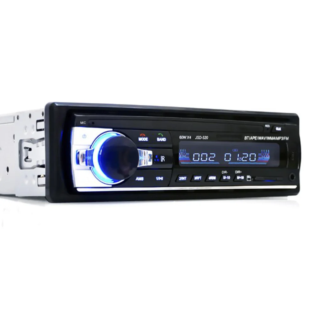 Один Din стерео Reveiver с Bluetooth аудио автомобиля FM радио mp3 плеер USB/SD/AUX беспроводной