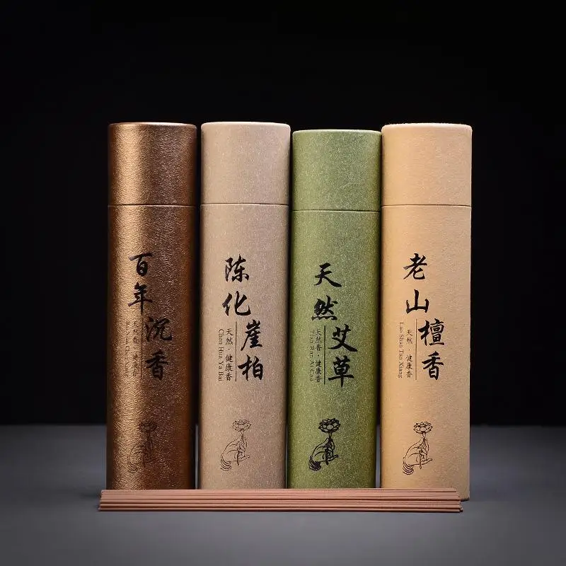 

400pcs/Box Aromatherapy Scent Incense Fragrance Lao Shan Sandalwood Sticks Incense Burner For Air Freshener Charming Indoor