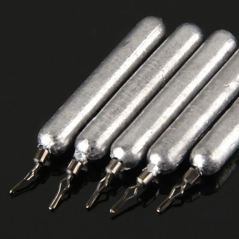 5 шт. рыболовный грузик из свинца тапочки материала на Rig 360 градусов вращающийся