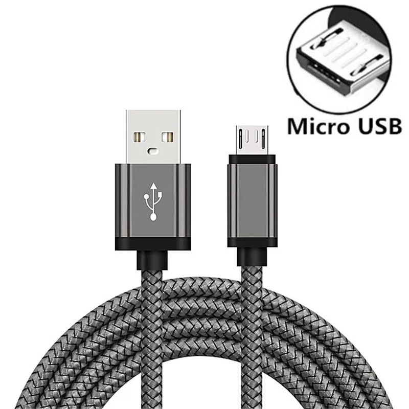 Micro USB зарядный кабель для Samsung Galaxy A3/A5/A7 J3 2016 S6/S7/Edge 1/2/3 метра длинный Мобильный