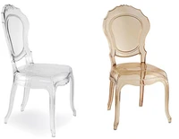 wholesale quality plastic princess dining chair wedding plastic castle chair