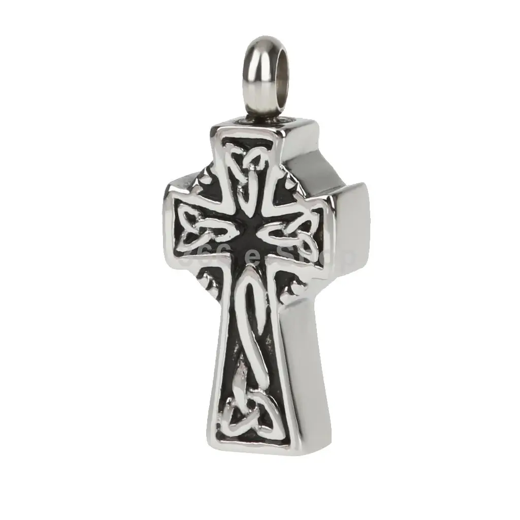 Крест Пепел Подвески Из Нержавеющей Стали Кремации Ювелирных Изделий Urn Keepsake