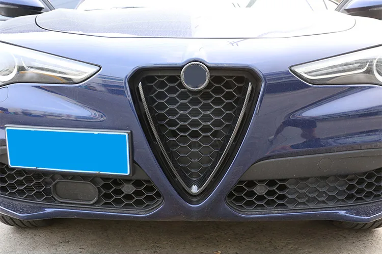 Спереди лицо решетка Гуд заготовки чистая украшения Рамка для Alfa Romeo стельвио стайлинга автомобилей