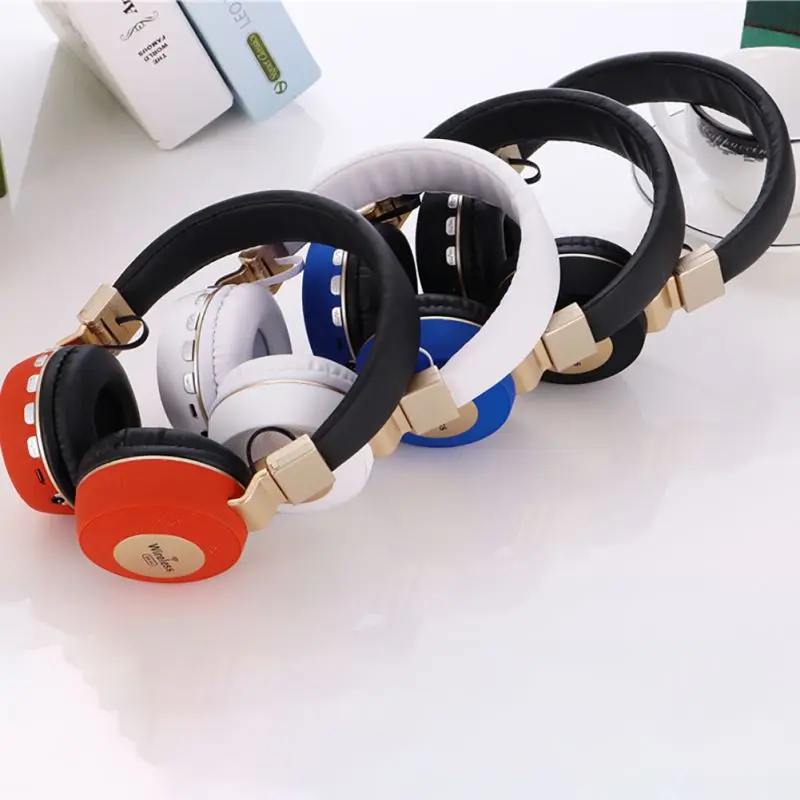 Беспроводные наушники Bluetooth гарнитура с микрофоном TF картой для телефона