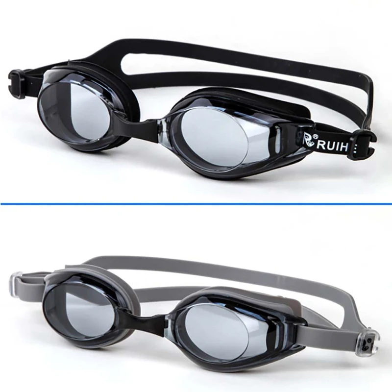 Men Women Professional Electroplate Swimming Glasses Anti Fog UV Protection Swim Goggles Waterproof Swimming Eyewear