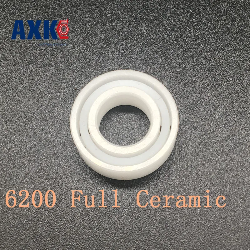 

Axk 6200 Full Ceramic Bearing ( 1 Pc ) 10*30*9 Mm Zro2 Material 6200ce All Zirconia Ceramic Ball Bearings