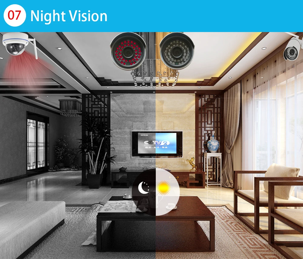 Двухсторонняя беспроводная система видеонаблюдения Audio1080P NVR, wifi 2.0MP, для помещений и улицы, цилиндрическая ip-камера, водонепроницаемая, для безопасности, видео SurveillanceKit