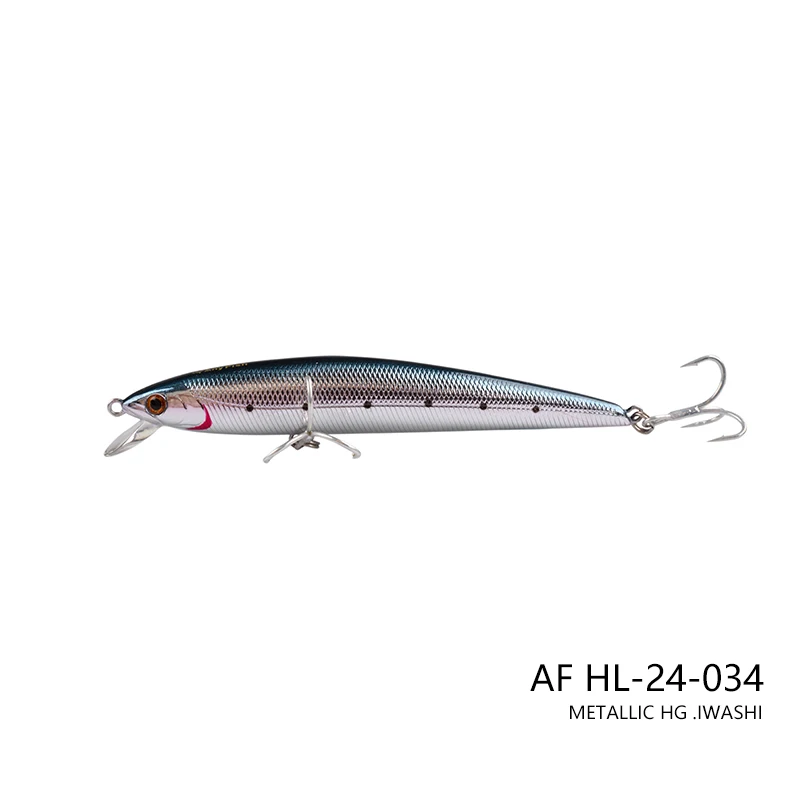 ANYFISH RV MINNOW 95F плавающая приманка для рыбалки 9,5 см 8,2 г жесткая приманка с 2 рыболовными крючками Aritificial Bait воблер глубина погружения 1-1,2 м - Цвет: AF HL-24-034