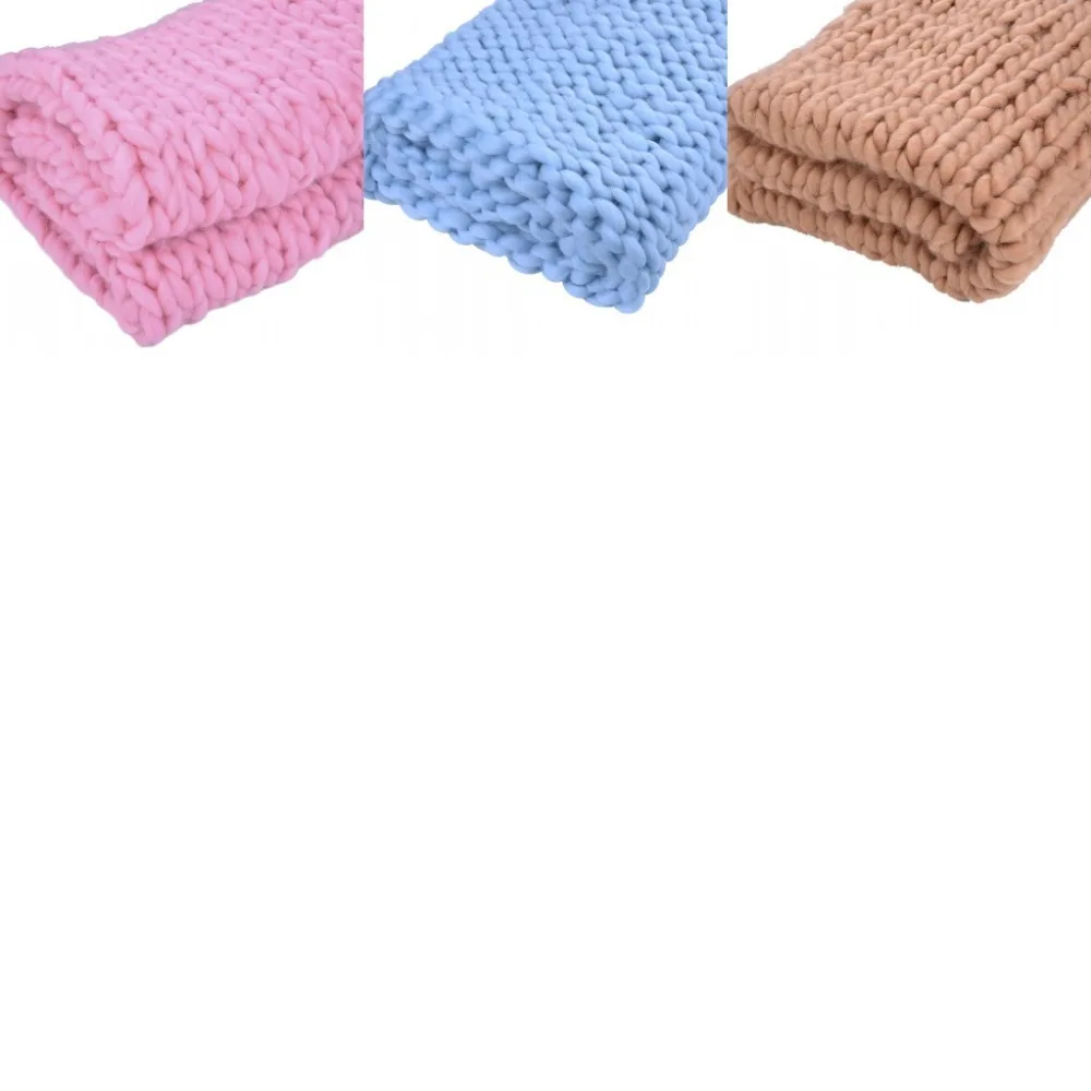 Домашний текстиль, ручная работа, плетение, мягкая Толстая линия, гигантская пряжа, вязаный реквизит для фотосессии, одеяла, мягкое вязание, пледы, 11,13