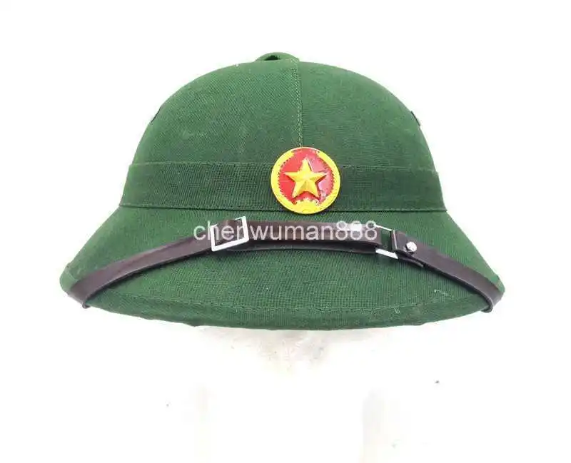 Вьетнамская военная шапка NVA VIETCONG VC зеленая для шлема с красной звездой военный