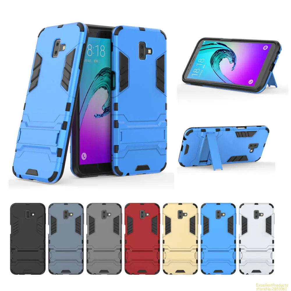 Для Samsung Galaxy J6 премьер Core Гибридный Броня телефон силиконовый чехол ТПУ + Жесткий