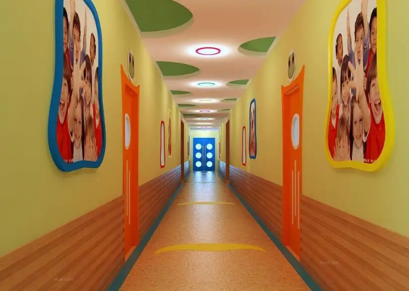 customized made nursery fun playground center accessory stickers wooden park decoration element for infants' school YLW-KD171021 | Спорт и