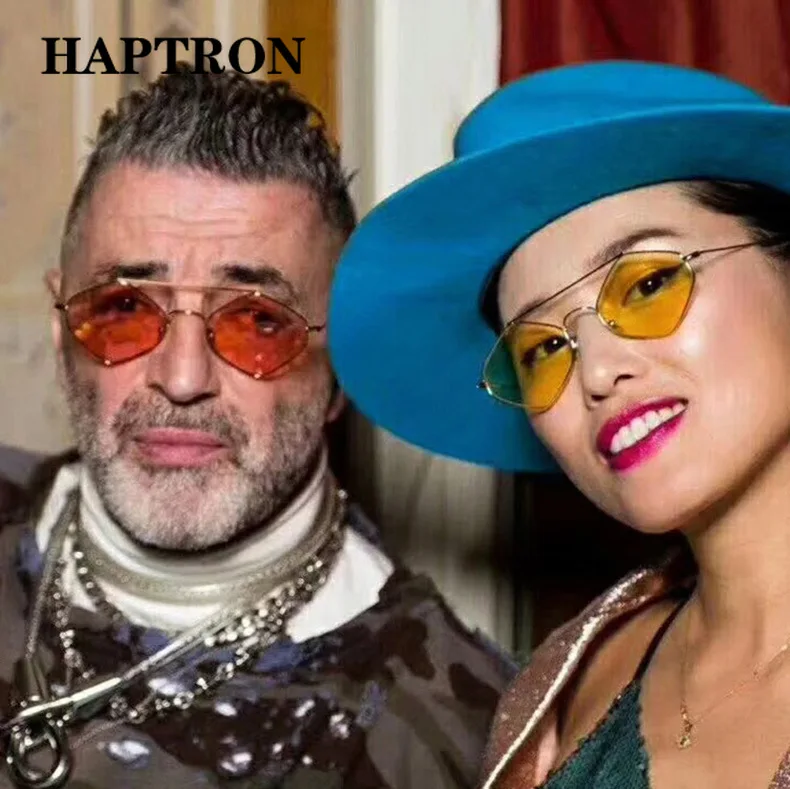 HAPTRON модные квадратные солнцезащитные очки для женщин и мужчин в стиле ретро