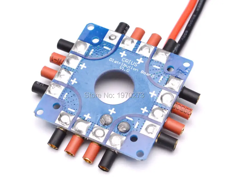ESC Distribution Board Connection with XT60 Plug &amp 3.5mm banana bullet connectors For Quadcopter Multicopter FPV | Игрушки и хобби