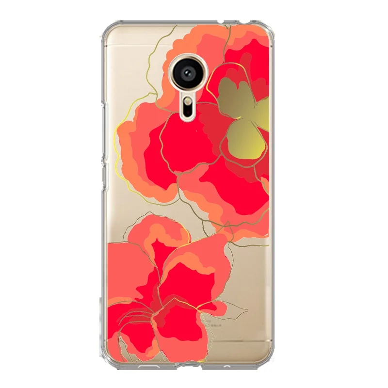 Мягкий прозрачный чехол для телефона из ТПУ с рисунком клубники meilan MX6 pro6 U20 U10 A5 M5