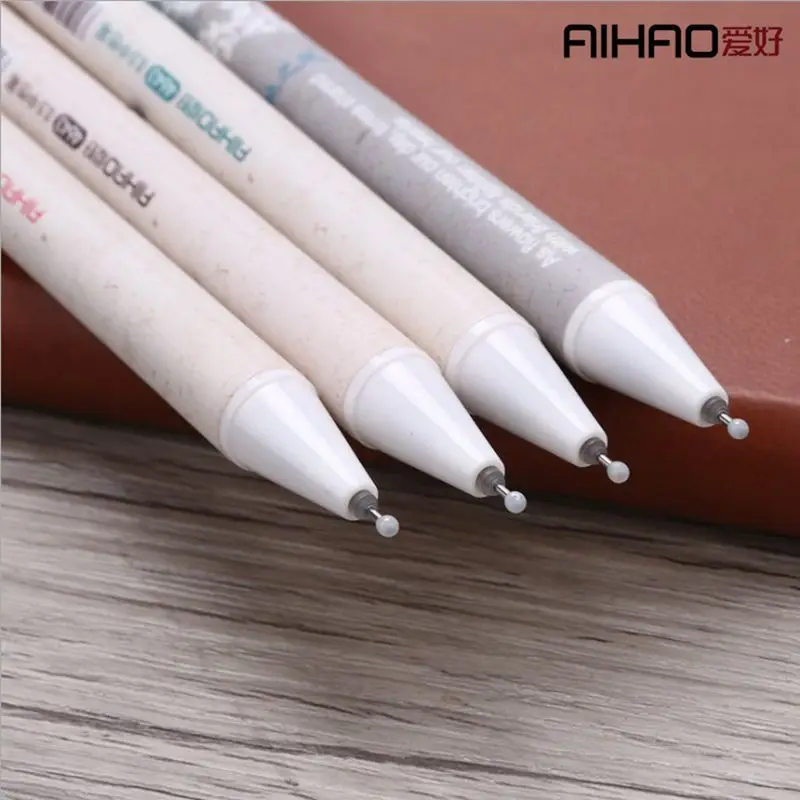 Aihao 12 шт. 0.5 мм Творческий Многоцветный гелевые ручки сплошной цвет рекламные