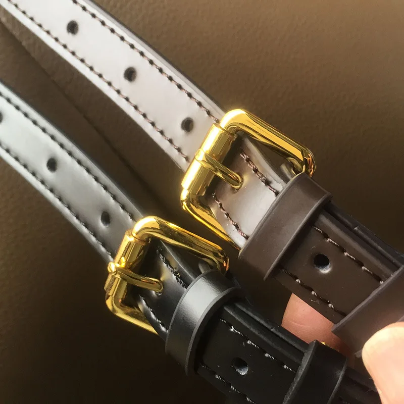 Натуральная Кожа Замена Crossbody Сумке роскошные аксессуары, сумки 0,9/1,2/1,5/1,8/2,5 см в ширину на выбор