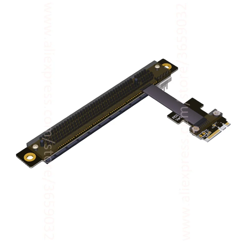 Riser PCI e x16 к M.2 WiFi ключ А. Е + е адаптер карты удлинитель Gen3.0 кабель M2 AE pcie 16x для E 1x 2x 4x