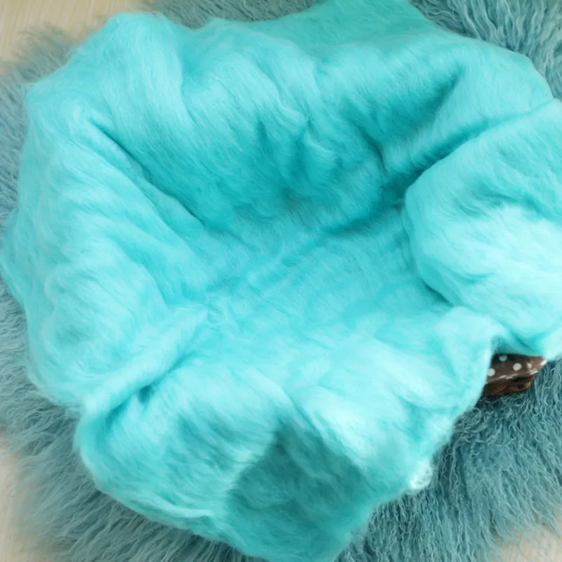 100% шерстяное одеяло для новорожденных реквизит фотосессии корзина покрывало