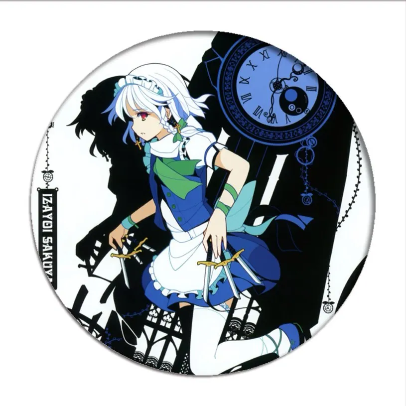 1 шт. игры TouHou Project значок косплея Hakurei Reimu брошь булавки Kirisame Marisa Коллекция сумок