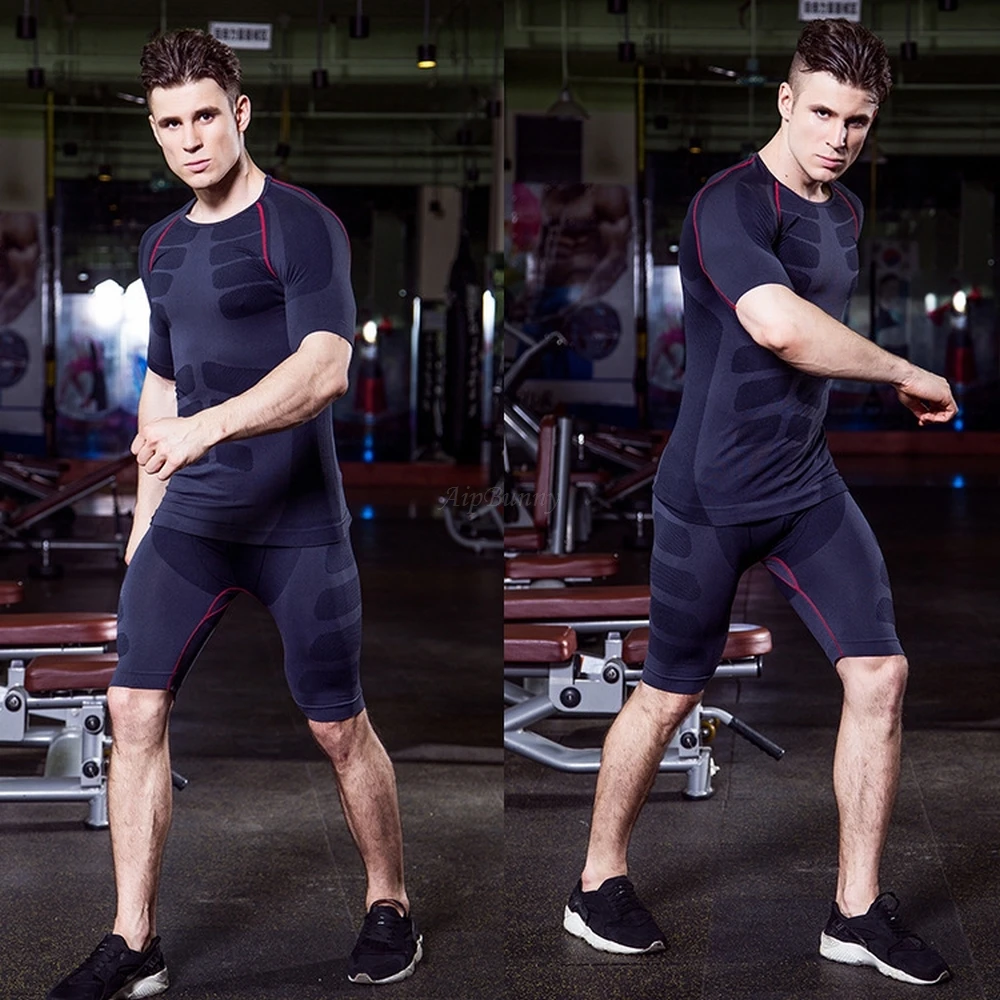 AtejiFey 2018 шорты для фитнеса и йоги мужчин занятий спортом бега тренировки пять