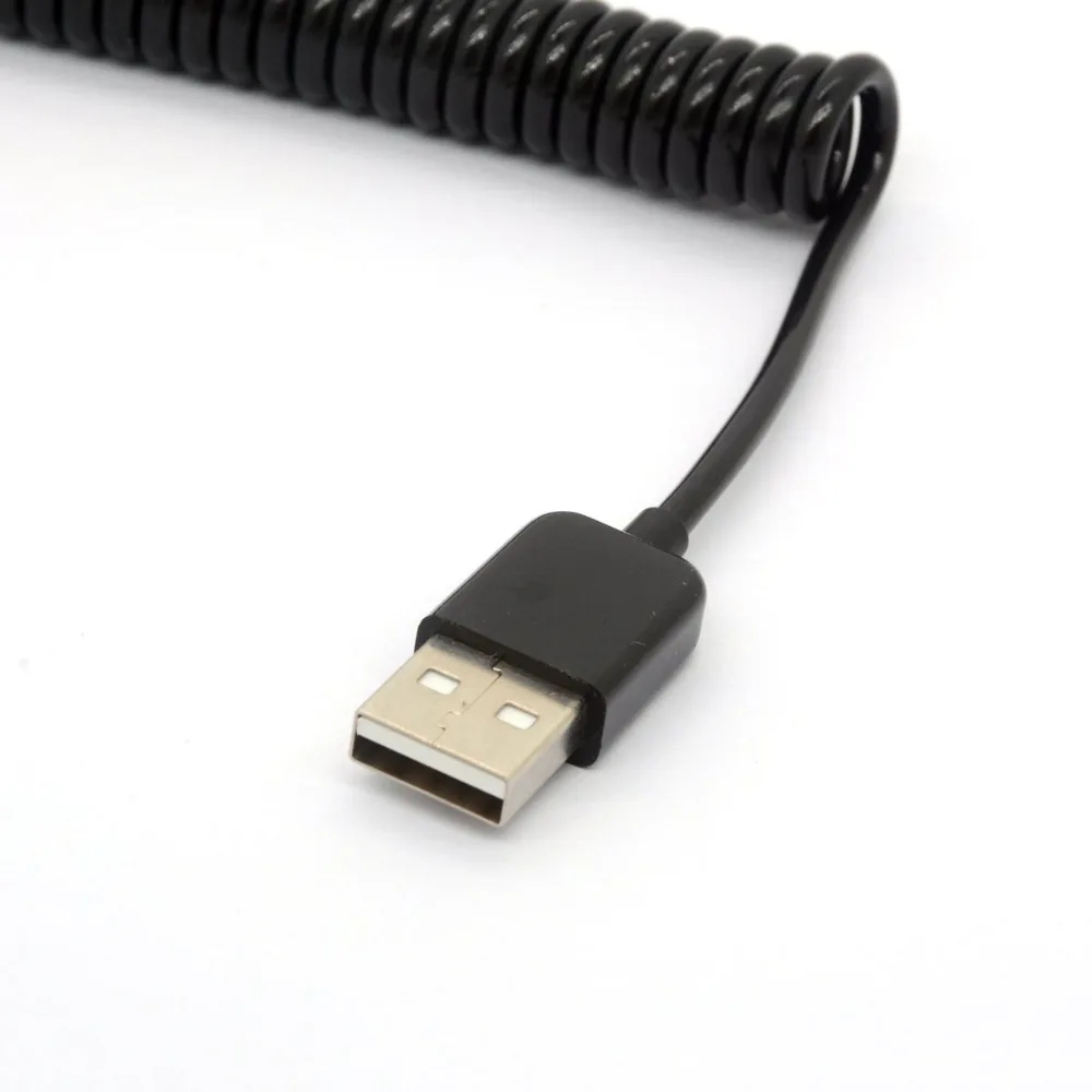 Спиральный адаптер USB 2 5 А Папа микро B 0 м|Компьютерные кабели и разъемы| |