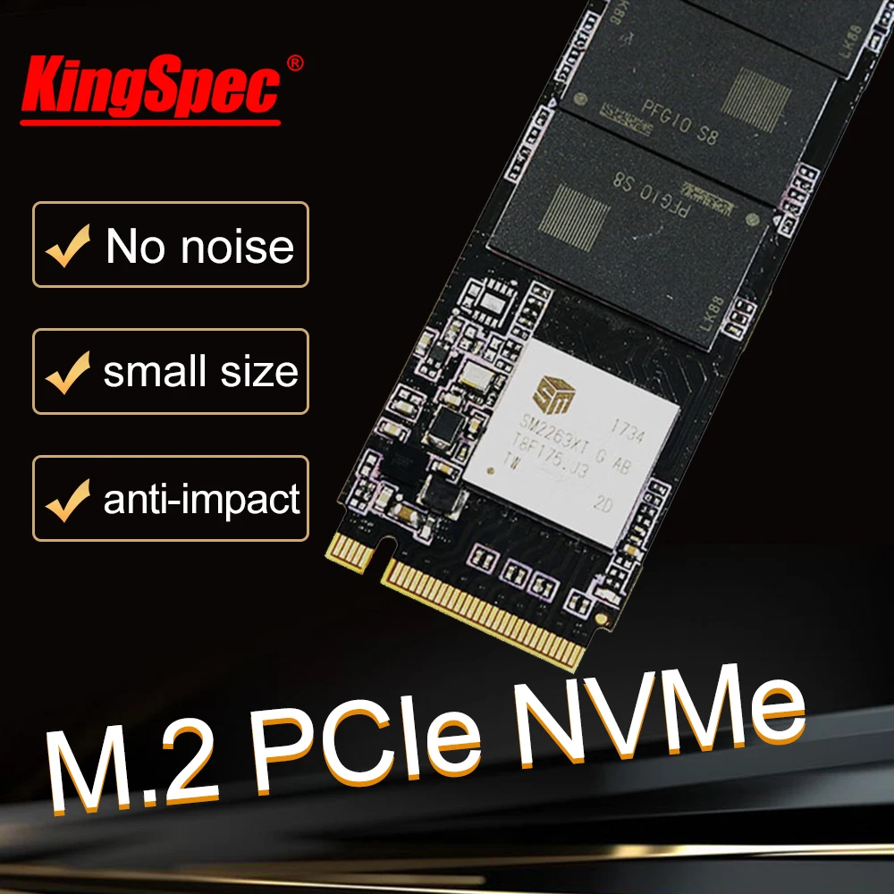 KingSpec M2 SSD M.2 диск PCIe 240 GB NVME 2280 128 ГБ 256 512 1 ТБ внутренний жесткий твердотельный