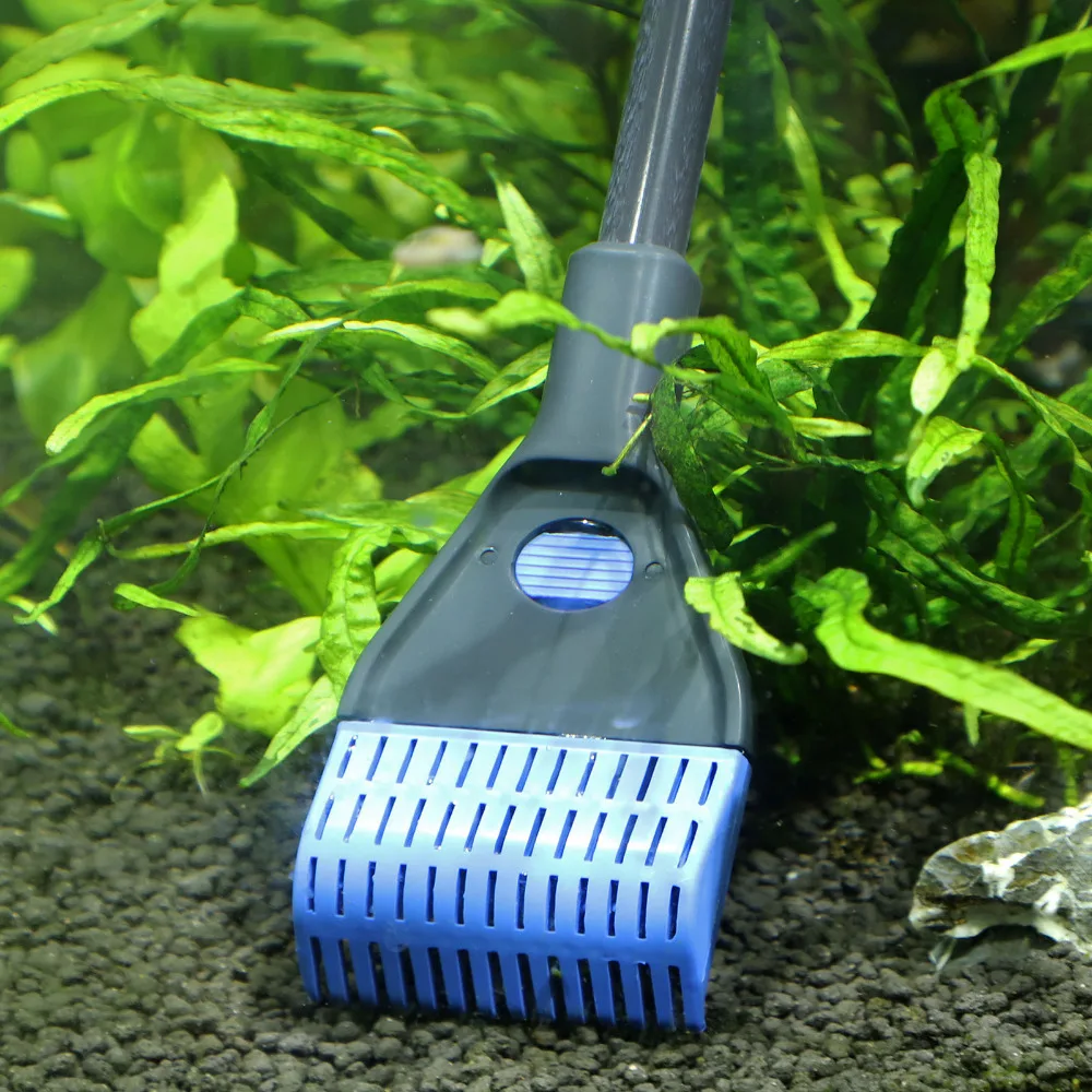 Docean 5 в 1 Аквариум чистый набор рыба гравийные грабли, скребок для водорослей вилка спонжевой насадки Стекло ПЭТ водной очистки инструменты