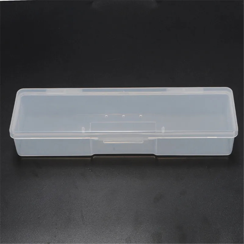 Rectangular Transparent Nail Tips Case Jewelry Watch Tool Storage Box Organizer For Money Coin Candy Keys |