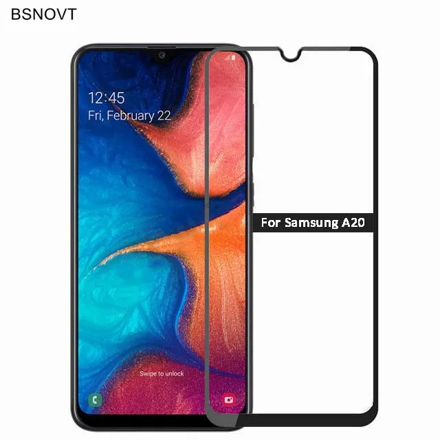 Для Samsung Galaxy A20 стекло для закаленное Защитная пленка экрана телефона BSNOVT |