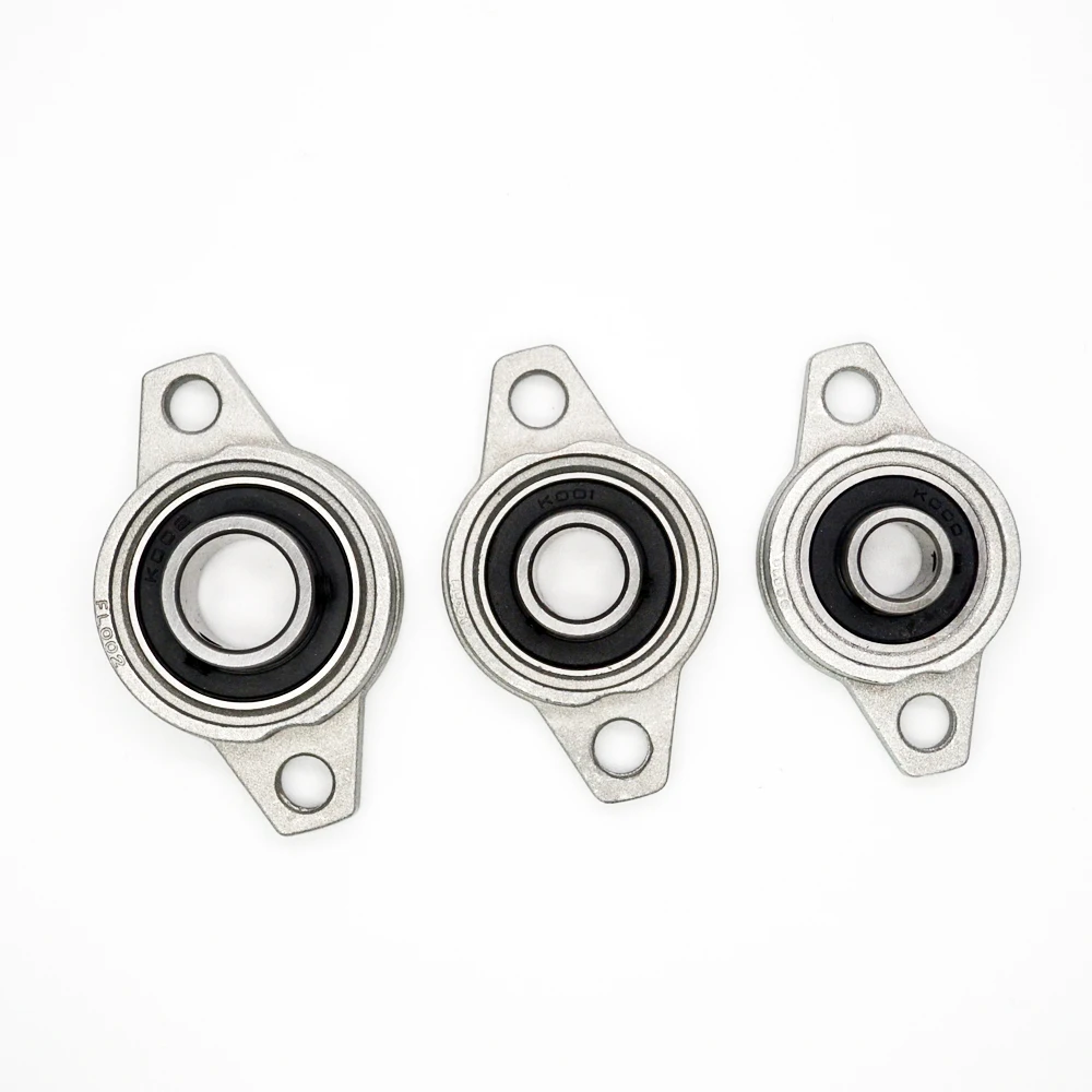 10 pcs Free shipping KFL08 8mm diameter zinc alloy bearing housing FL08 K08 pillow block | Shafts