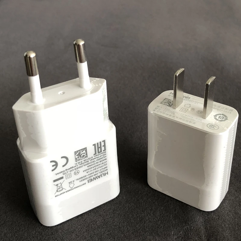 Оригинальное зарядное устройство huawei 5 V/1A V/2A 9 V/4.5A Out Put 240 100 V EU US Plug Adapter для