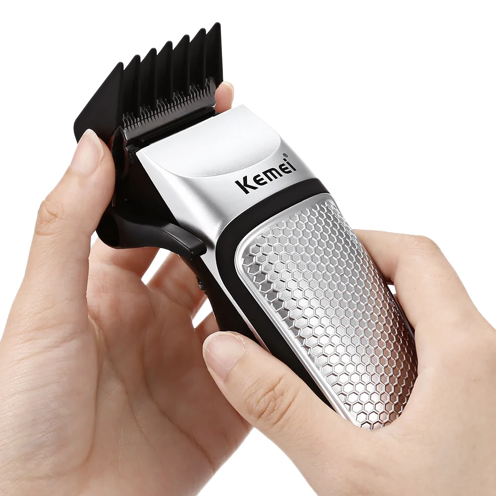 Kemei-4639, регулируемая электрическая машинка для стрижки волос, профессиональный мини триммер для волос, машинка для стрижки бороды, Парикмахерская бритва, инструменты для укладки волос