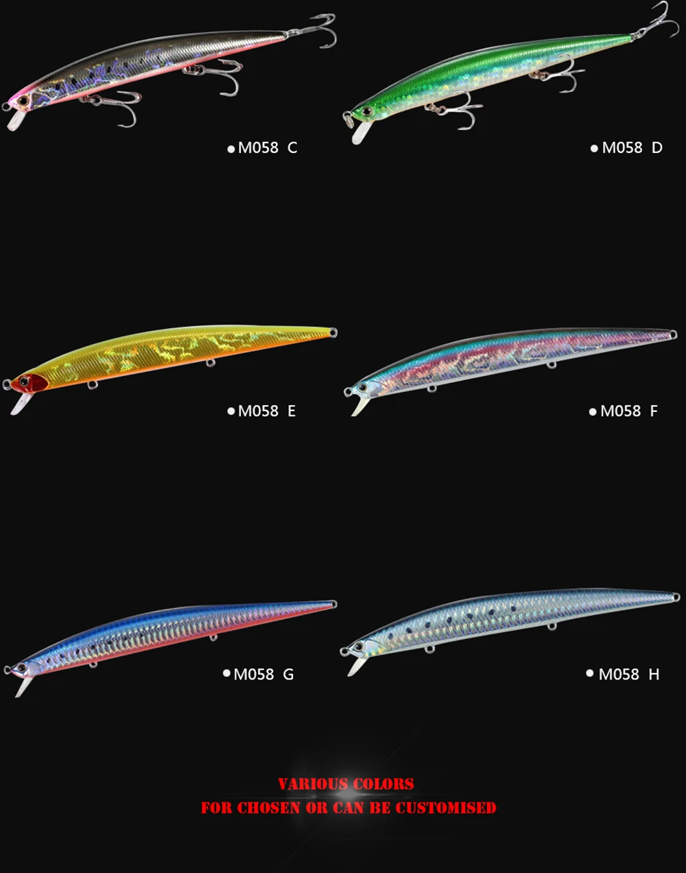 OTTESEN, 1 шт./лот, 125 мм, 15 г, приманка для ловли гольяна, морская искусственная приманка, жесткая приманка, пресноводная щука, окунь, искусственная приманка, M058