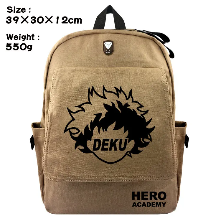 Аниме Мой герой Academy Izuku Midoriya рюкзак школьный Boku No Hero academic мультфильм рюкзак путешествия ноутбук сумки на плечо