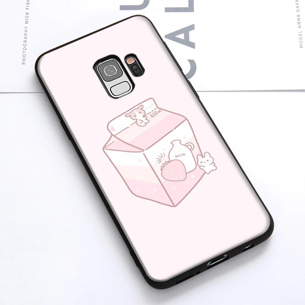 WEBBEDEPP молочный милый розовый мягкий чехол для Samsung Galaxy S10 S10e S9 S8 Plus S7 S6 Edge &amp J6 2018 Note