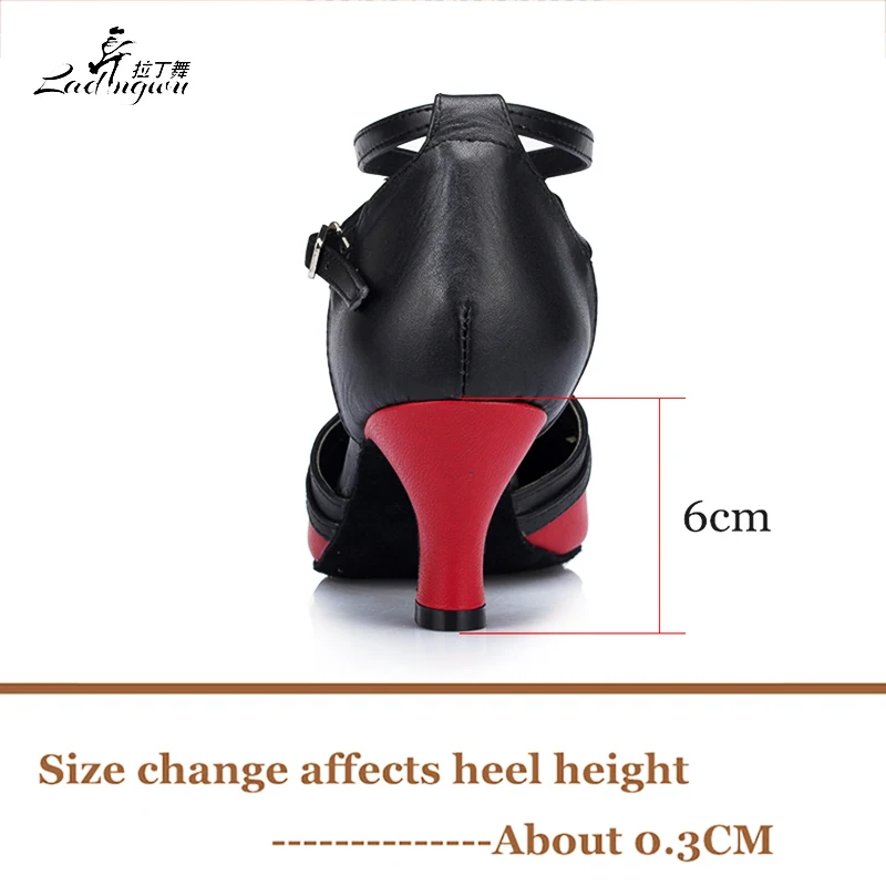 Ladingwu/Женская обувь из натуральной кожи красного и черного цвета с закрытым