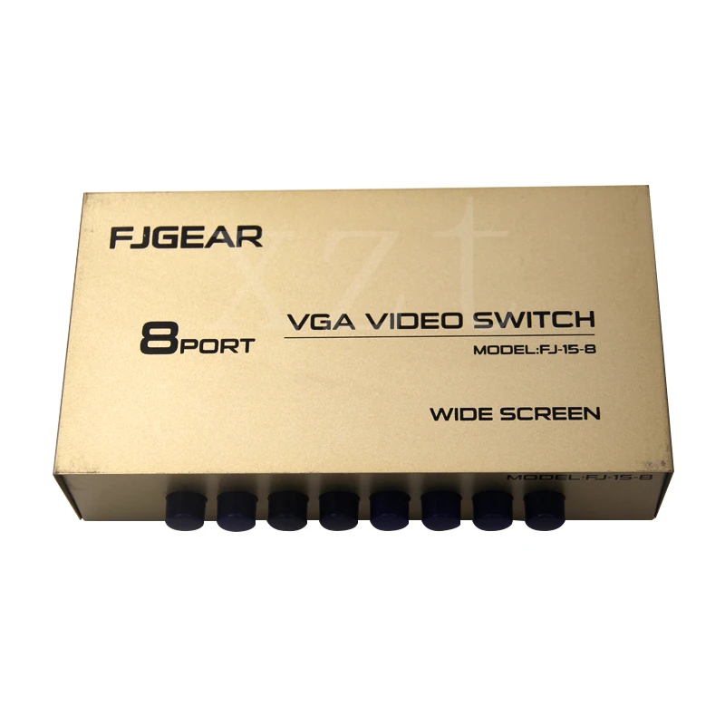 Лидер продаж переключатель VGA с 8 портами 1 шт. SVGA Box входами выход монитор общий