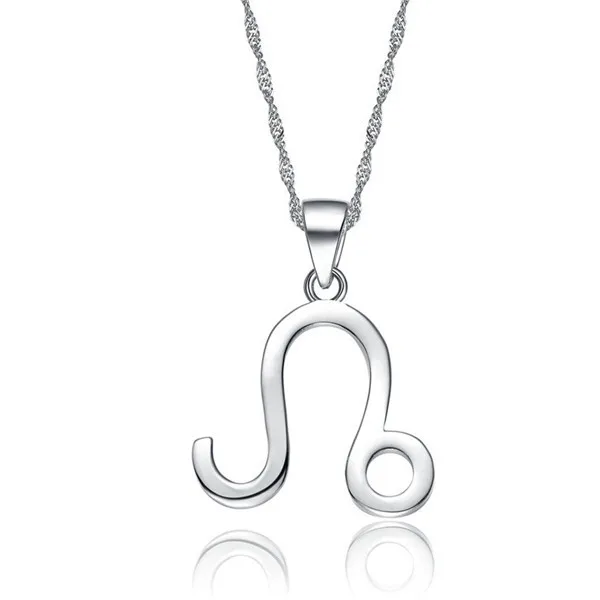 AOLOSHOW 925 пробы 12 ожерелье с символом для женщин простое изящное созвездием девочек